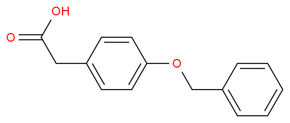 4-苄氧基苯乙酸_分子结构_CAS_6547-53-1)