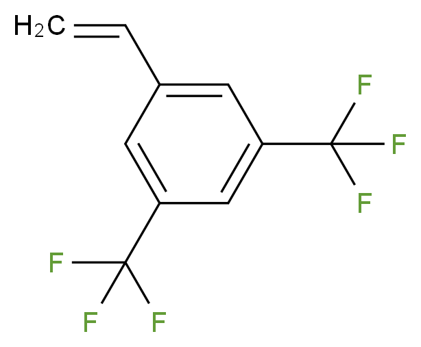 3,5-Bis(trifluoromethyl)styrene 98%_分子结构_CAS_349-59-7)