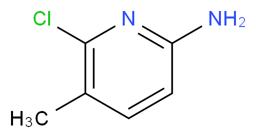 6-Chloro-5-methylpyridin-2-amine_分子结构_CAS_442129-37-5)