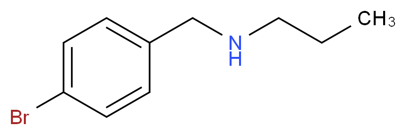 [(4-bromophenyl)methyl](propyl)amine_分子结构_CAS_150869-52-6