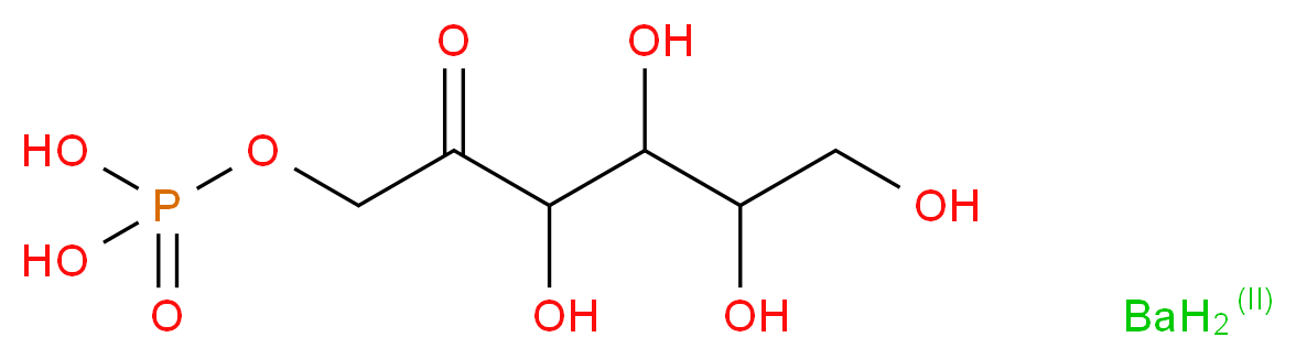 [(3,4,5,6-tetrahydroxy-2-oxohexyl)oxy]phosphonic acid barium dihydride_分子结构_CAS_53823-70-4