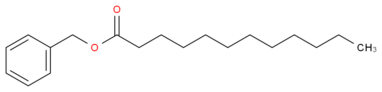 BENZYL LAURATE_分子结构_CAS_140-25-0)