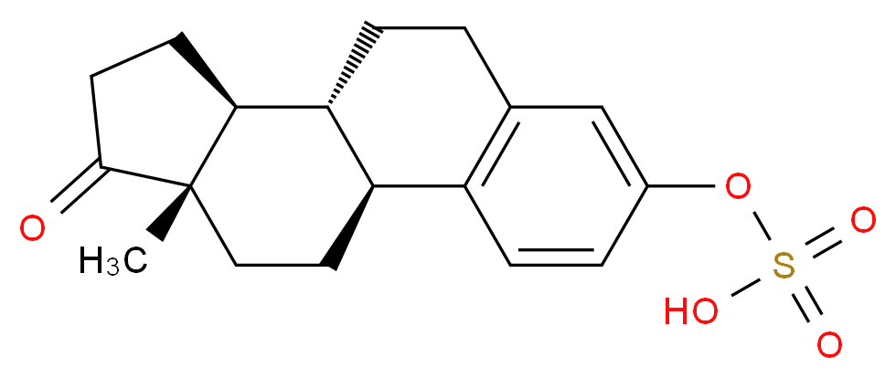 [(1S,10R,11S,15S)-15-methyl-14-oxotetracyclo[8.7.0.0<sup>2</sup>,<sup>7</sup>.0<sup>1</sup><sup>1</sup>,<sup>1</sup><sup>5</sup>]heptadeca-2(7),3,5-trien-5-yl]oxidanesulfonic acid_分子结构_CAS_7280-37-7