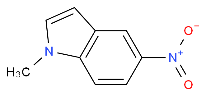 1-Methyl-5-nitro-1H-indole_分子结构_CAS_)