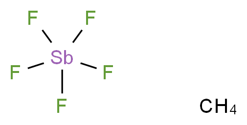 methane; pentafluorostibane_分子结构_CAS_59839-60-0