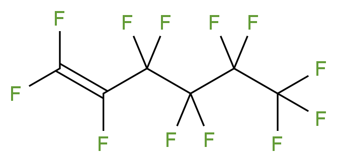 dodecafluorohex-1-ene_分子结构_CAS_755-25-9