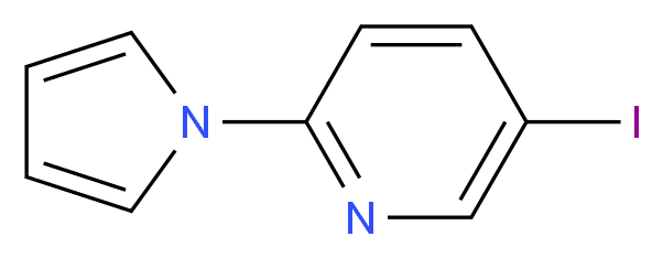 5-iodo-2-(1H-pyrrol-1-yl)pyridine_分子结构_CAS_338748-93-9)