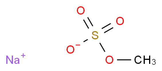 硫酸甲酯 钠盐_分子结构_CAS_512-42-5)