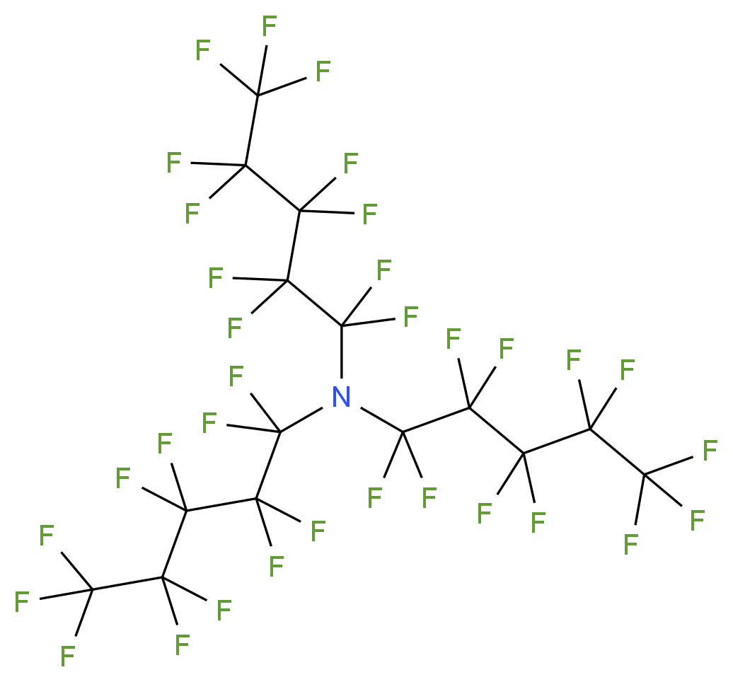 全氟三戊胺_分子结构_CAS_338-84-1)