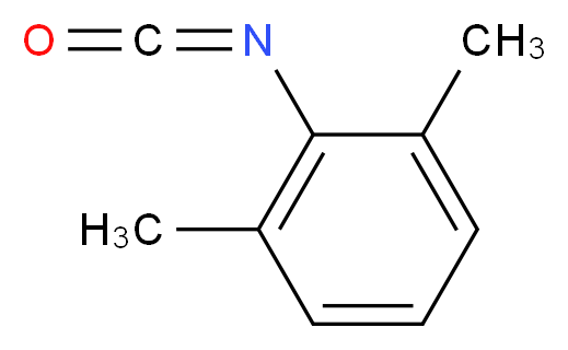 2-isocyanato-1,3-dimethylbenzene_分子结构_CAS_28556-81-2