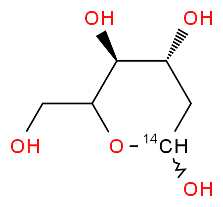 2-Deoxy-D-glucose-14C(U)_分子结构_CAS_72561-26-3)