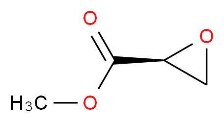 methyl (2S)-oxirane-2-carboxylate_分子结构_CAS_118712-39-3