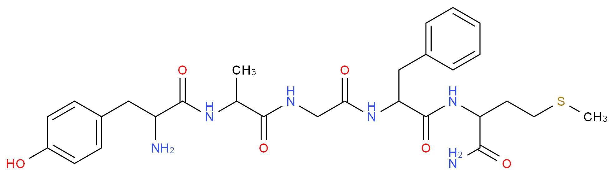 [D-Ala<sup>2</sup>, Met<sup>5</sup>]-ENKEPHALINAMIDE_分子结构_CAS_61090-95-7)