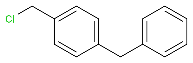 1-benzyl-4-(chloromethyl)benzene_分子结构_CAS_14297-39-3