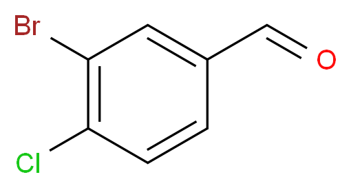 3-bromo-4-chlorobenzaldehyde_分子结构_CAS_86265-88-5)