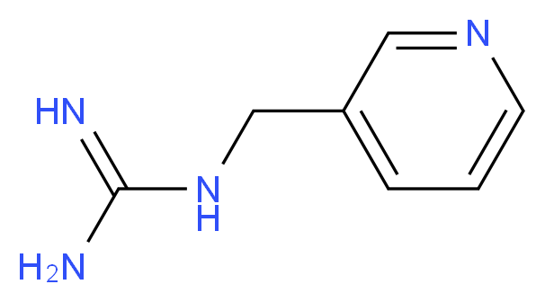 N-(pyridin-3-ylmethyl)guanidine_分子结构_CAS_72357-67-6)