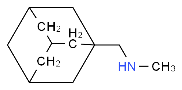 (adamantan-1-ylmethyl)(methyl)amine_分子结构_CAS_153461-22-4