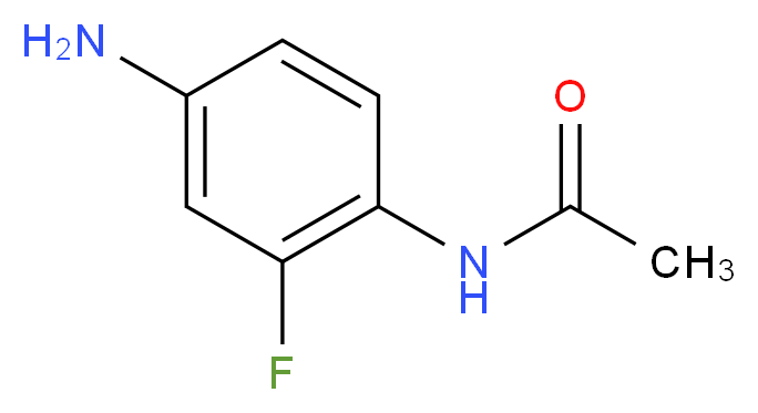 N-(4-amino-2-fluorophenyl)acetamide_分子结构_CAS_57165-12-5)