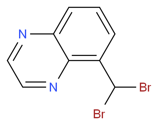 5-(DibroMoMethyl)quinoxaline_分子结构_CAS_958994-25-7)