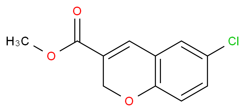 Methyl 6-chloro-2H-chromene-3-carboxylate_分子结构_CAS_68281-65-2)