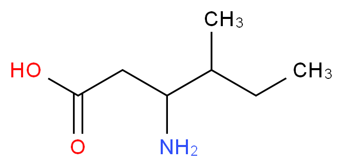 3-Amino-4-methylhexanoic acid_分子结构_CAS_40469-87-2)