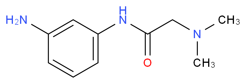 N~1~-(3-aminophenyl)-N~2~,N~2~-dimethylglycinamide_分子结构_CAS_562826-95-3)