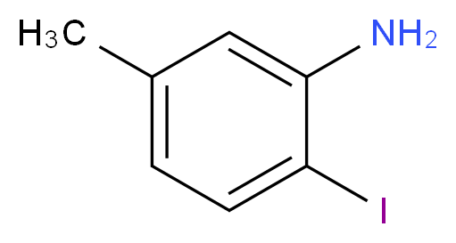 2-iodo-5-methylaniline_分子结构_CAS_13194-69-9