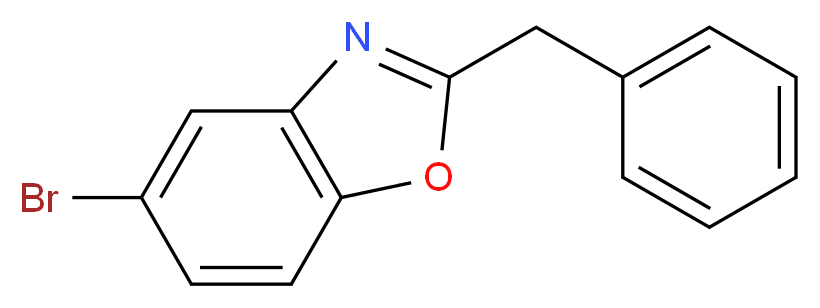 2-benzyl-5-bromo-1,3-benzoxazole_分子结构_CAS_915921-41-4)