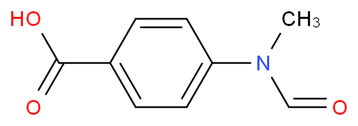 4-(N-methylformamido)benzoic acid_分子结构_CAS_51865-84-0