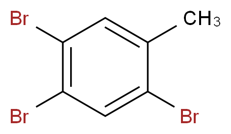 1,2,4-tribromo-5-methylbenzene_分子结构_CAS_3278-88-4