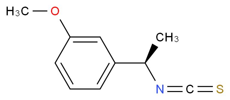 1-[(1R)-1-isothiocyanatoethyl]-3-methoxybenzene_分子结构_CAS_737000-99-6