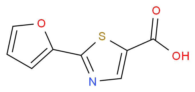 2-(furan-2-yl)-1,3-thiazole-5-carboxylic acid_分子结构_CAS_)