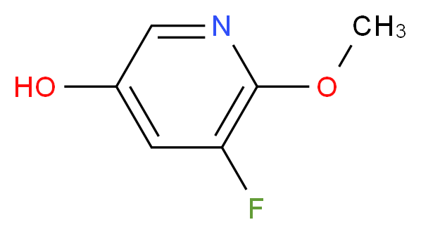 5-fluoro-6-methoxypyridin-3-ol_分子结构_CAS_124432-71-9)