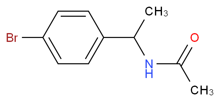 N-[1-(4-bromophenyl)ethyl]acetamide_分子结构_CAS_92520-16-6