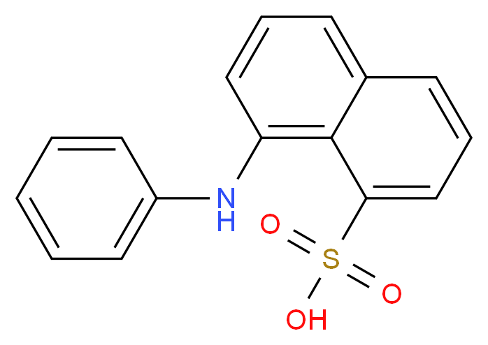 8-Anilino-1-naphthalenesulfonic acid_分子结构_CAS_82-76-8)