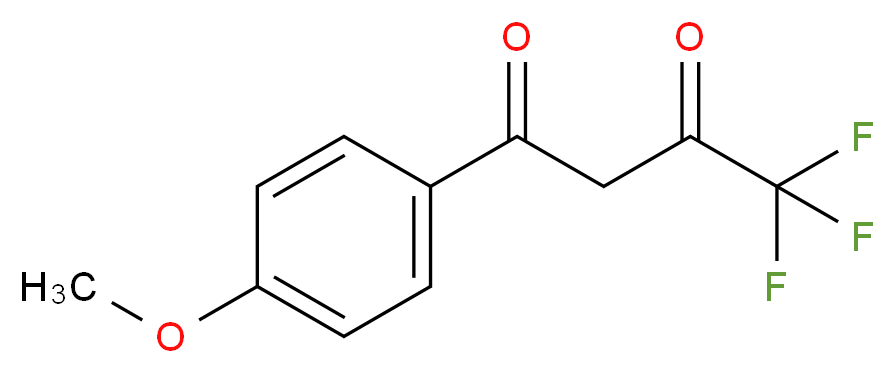 4,4,4-Trifluoro-1-(4-methoxyphenyl)butane-1,3-dione_分子结构_CAS_15191-68-1)