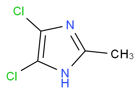 4,5-dichloro-2-methyl-1H-imidazole_分子结构_CAS_15965-33-0)