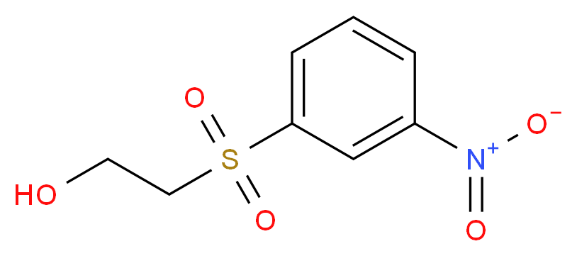 2-(3-nitrobenzenesulfonyl)ethan-1-ol_分子结构_CAS_41687-30-3