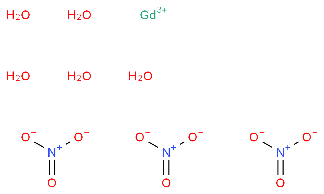 水合硝酸钆, REacton&reg;_分子结构_CAS_94219-55-3)