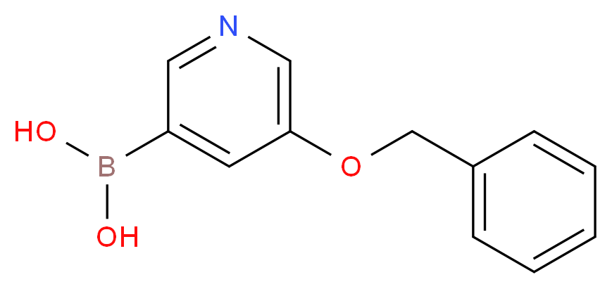 5-BENZYLOXY-3-PYRIDINYLBORONIC ACID_分子结构_CAS_1190423-61-0)