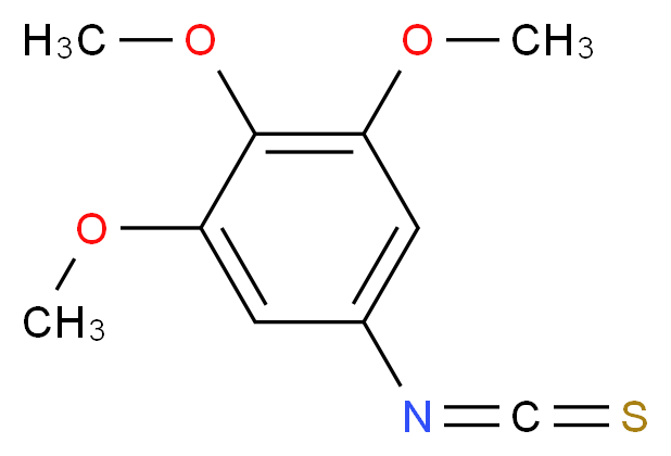 5-Isothiocyanato-1,2,3-trimethoxybenzene_分子结构_CAS_35967-24-9)