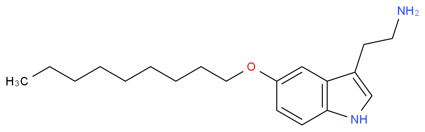 5-(Nonyloxy)tryptamine_分子结构_CAS_157798-12-4)