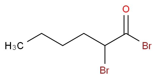 2-bromohexanoyl bromide_分子结构_CAS_54971-26-5