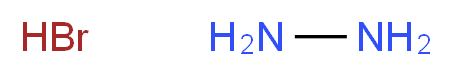 HYDRAZINE HYDROBROMIDE 50% SOLUTION_分子结构_CAS_13775-80-9)