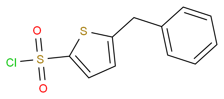 5-benzylthiophene-2-sulfonyl chloride_分子结构_CAS_97272-01-0)