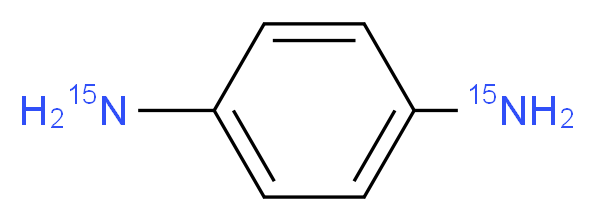 benzene-1,4-di(<sup>1</sup><sup>5</sup>N)amine_分子结构_CAS_119516-82-4