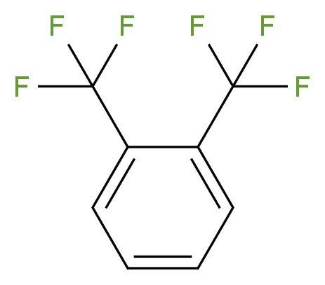 1,2-bis(trifluoromethyl)benzene_分子结构_CAS_433-95-4