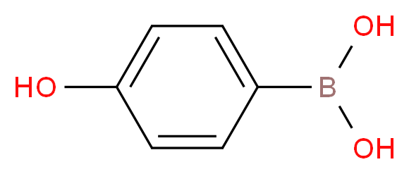 (4-hydroxyphenyl)boronic acid_分子结构_CAS_71597-85-8