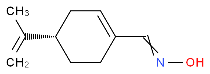 N-{[(4S)-4-(prop-1-en-2-yl)cyclohex-1-en-1-yl]methylidene}hydroxylamine_分子结构_CAS_30950-27-7