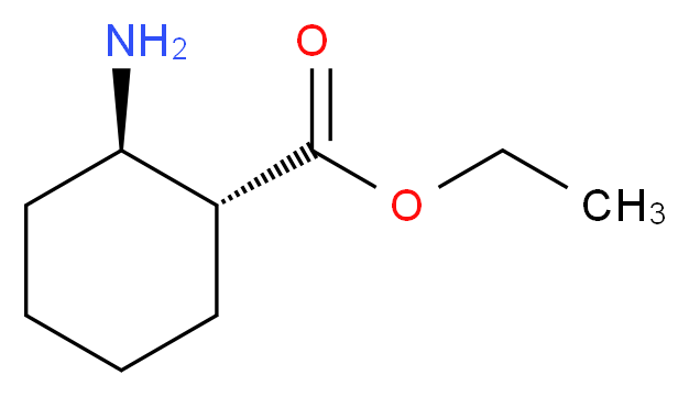 TRANS-2-AMINO-CYCLOHEXANECARBOXYLIC ACID ETHYL ESTER_分子结构_CAS_1436-61-9)